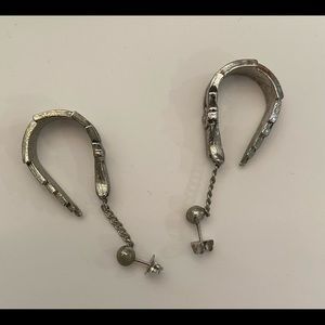 Harley-Davidson earrings.